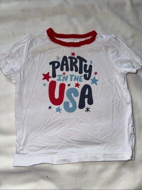 Little Sleepies Play  'Party in the USA'  Tee Shirt 12/18 months